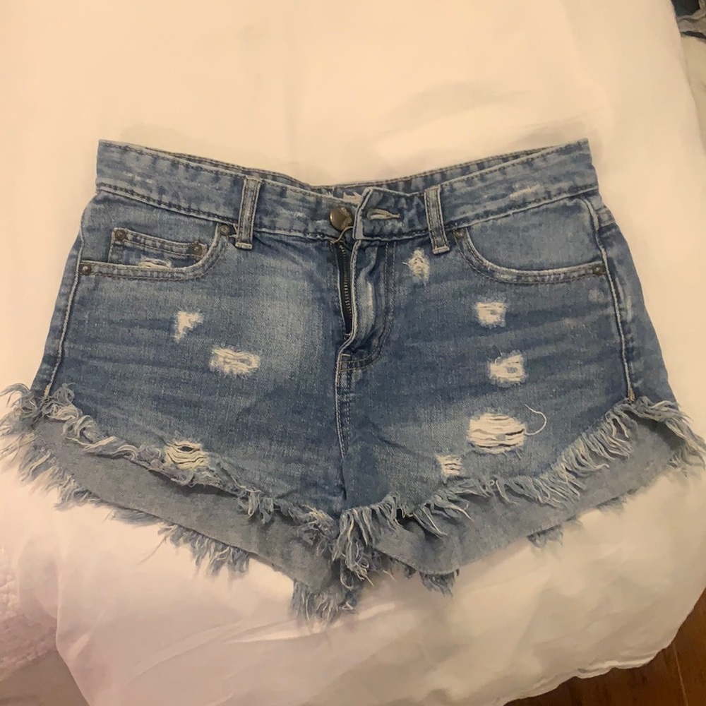 Free people Jean shorts
